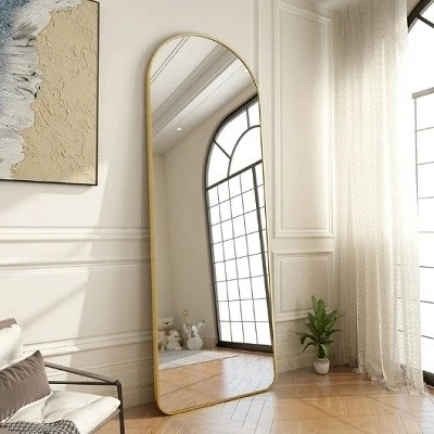 the full-length mirrors